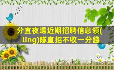 南平KTV招聘