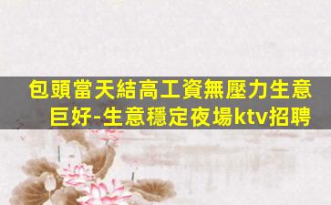 濱州KTV招聘