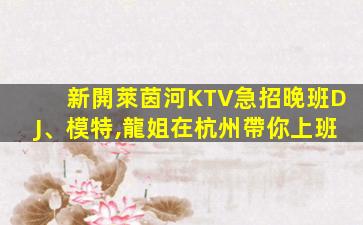 三亞KTV招聘