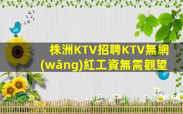 株洲KTV招聘KTV無網(wǎng)紅工資無需觀望