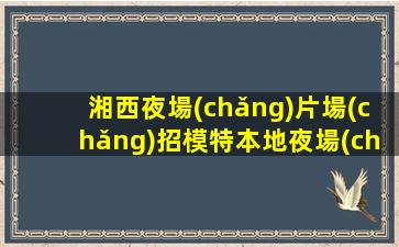 江西夜總會(huì)招聘