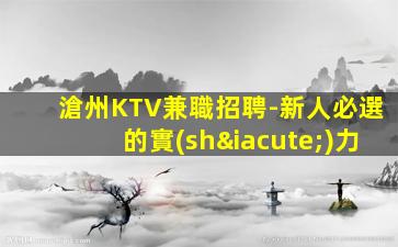 本溪KTV招聘