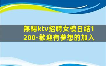 攀枝花KTV招聘
