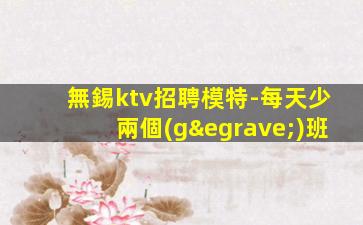 云南KTV招聘