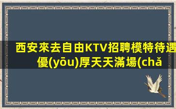 資陽夜場(chǎng)招聘