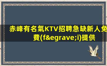 赤峰有名氣KTV招聘急缺新人免費(fèi)提供