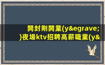 開封剛開業(yè)夜場ktv招聘高薪職業(yè)成就夢想