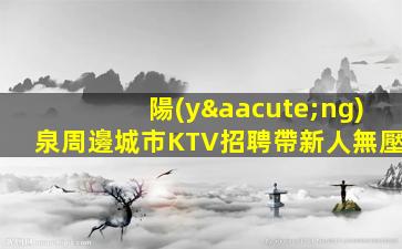 陽(yáng)泉周邊城市KTV招聘帶新人無壓